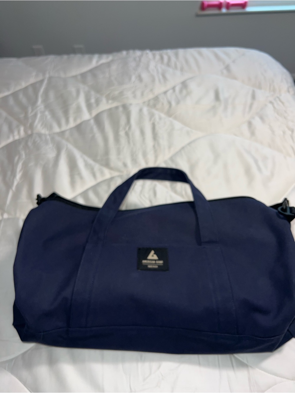 🇺🇸🇺🇸American Giant Navy Duffel Bag - Men Made in USA🇺🇸🇺🇸
